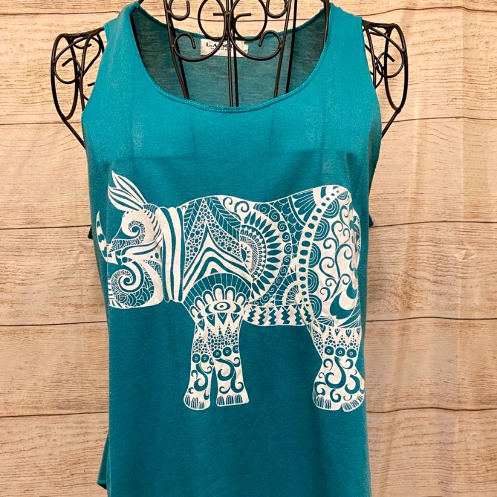 🌹🌹 L.A. Soul Rhino Boho Tank Top size L